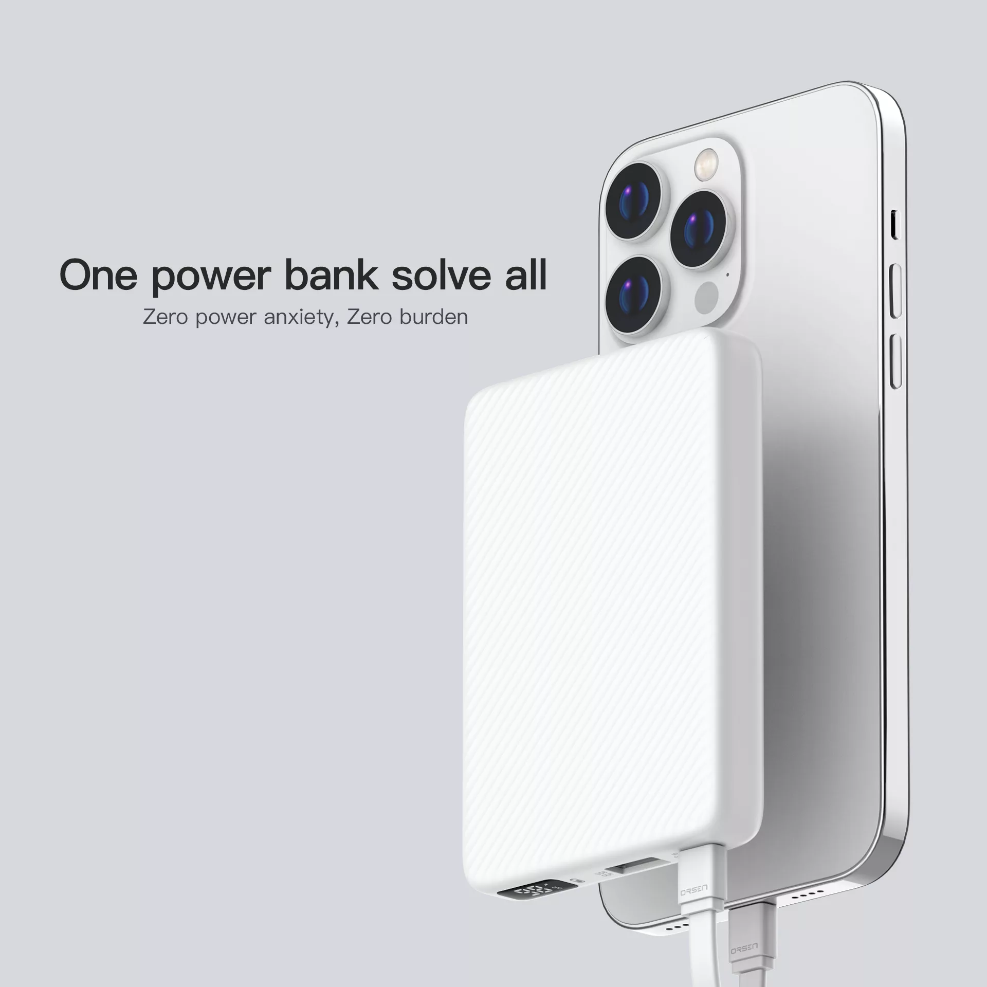 Eloop E48 แบตสำรอง 10000mAh QC 3.0 PD 20W จอ LED Powerbank Type C Fast Charge - Image 5